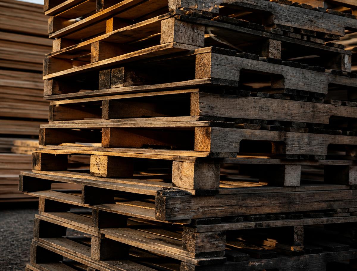 Used Pallets at Livengood Pallet Service in Frankfort, Indiana